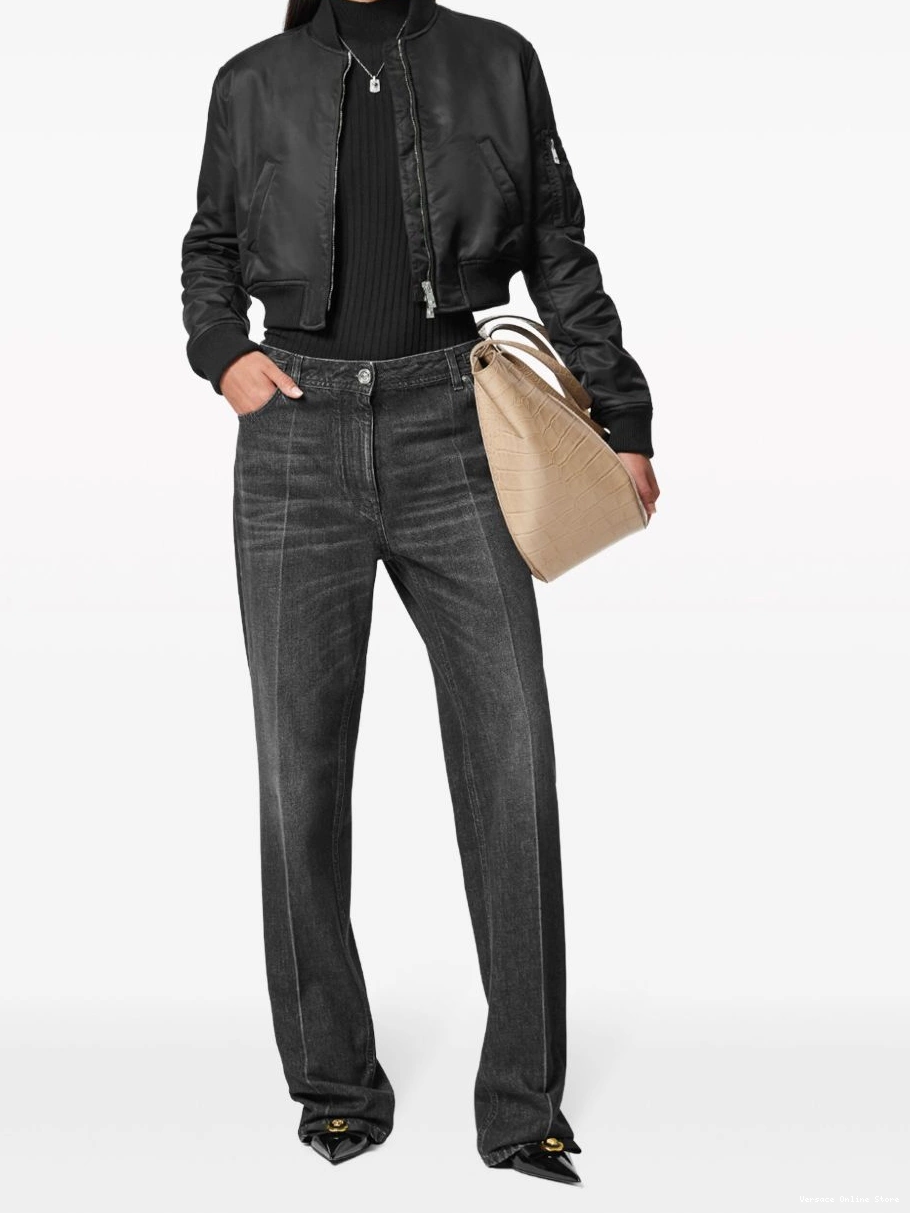 Affordable jacket cropped Versace padded Women bomber 0820
